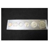 1972-D - 6 COIN SET WITH IKE DOLLAR