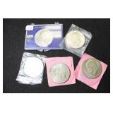 5 BICENTENNIAL EISENHOWER DOLLARS