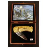 "WOLVES" COLLECTIBILE POCKET KNIFE