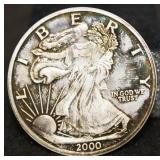 2000 SILVER ROUND - 1 OZ. .999FS