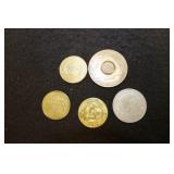 FOREIGN COIN AND TOKENS