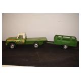 NYLINT FLAT BED TRUCK AND TRAILER