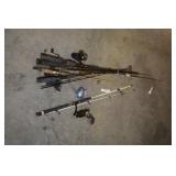 6PC ASSORTED RODS AND REELS