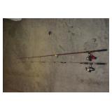 2PC GARCIA REEL , SILSTAR ROD AND REELS