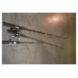SHAKESPEAR, DAIWA RODS  AND REELS