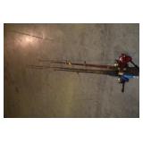 MANTIS, JOHNSON ROD AND REELS