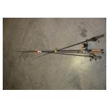 4PC ASSORTED RODS AND REELS