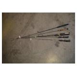 6PC ASSORTED RODS AND REELS