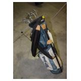 PING BAG AND PRIMO III IRONS