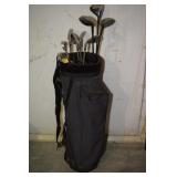KNIGHT BAG AND ORTEX IRONS AND DRIVERS
