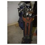 SPALDING BAG IRONS AND EXECUTIVE DRIVERS