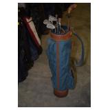 A JAY BAG AND VIRAGE IRONS