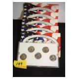 1994, 2002, 2003,205,2006 PLATINUM QUARTER  SETS