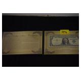 1957 ONE DOLLAR SILVER CERT