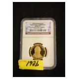 2009 W.HARRISON ONE DOLLAR GRADED COIN