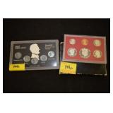 1943 STEEL CENTS SET AND 1981 MINT SET