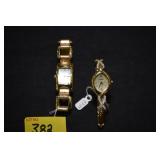 2 LADIES WATCHES ELGIN AND FOSSIL