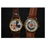 LORUS MICKEY MOUSE WATCH AND LIONEL TRAIN WATCH