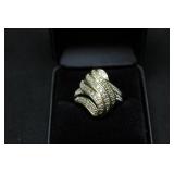 LARGE DIAMOND DINNER RING