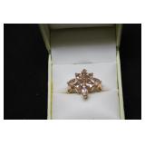3 CT TOTAL MORGANITE RING