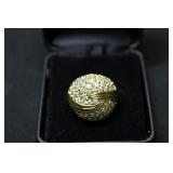 3.98CT TOTAL WHITE SAPPHIRE RING