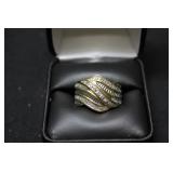 LARGE DIAMOND DINNER RING