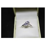 DOUBLE TANZANITE RING