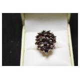 8.68CT TOTAL GARNET RING