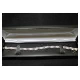 WHITE SAPPHIRE ROLEX STYLE BRACELET