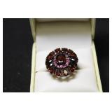 6 CT TOTAL GARNET RING
