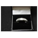 4CT TOTAL WHITE SAPPHIRE BAGUETTE RING