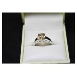 MORGANITE SOLITAIRE RING
