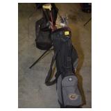 WILSON STAFF BAG AND IRONS AND DRIVER