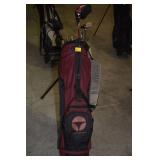 TAYLOR MADE BAG AND TOMMY ARWOUR IRONS AND RIPPER