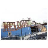 WELCOME TO THE RANCH DIE CUT SIGN