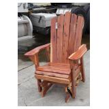 RED CEDAR PLATFORM ROCKER