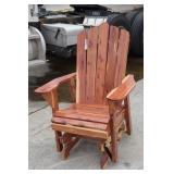 RED CEDAR PLATFORM ROCKER