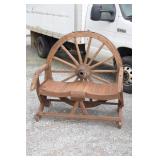 WAGON WHEEL BENCH