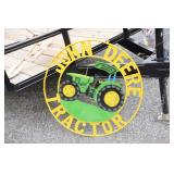 JOHN DEERE DIE CUT SIGN