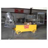 KETTLE - CARMEL - POP CORN STAND ON WHEELS