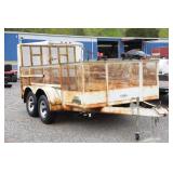 1996 UTILITY TRAILER W/ SIDES & GATE