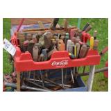 CART W/ ASST. SCREW DRIVERS, CRAFTSMAN AND