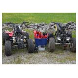2 ATVS AND ASST. PARTS - THESE DO NOT RUN -