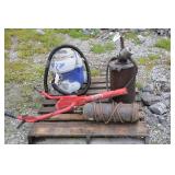 PUMP, GREASE GUN, SHOP VAC