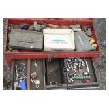 CRAFTSMAN TOOL BOX W/ ASST. TOOLS