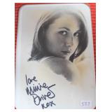 "MINNIE DRIVER" AUTOGRAPHED PHOTO