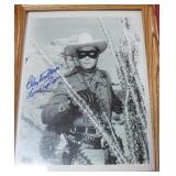 "CLAYTON MOORE" AUTOGRAPHED PHOTO