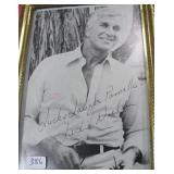 "LESLIE NIELSON" AUTOGRAPHED PHOTO PERSONALIZED