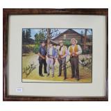 "CAST OF BONANZA" AUTOGRAPHED PHOTO SIGNATURES: