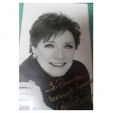 "POLLY BERGEN" AUTOGRAPHED PHOTO PERSONALIZED TO